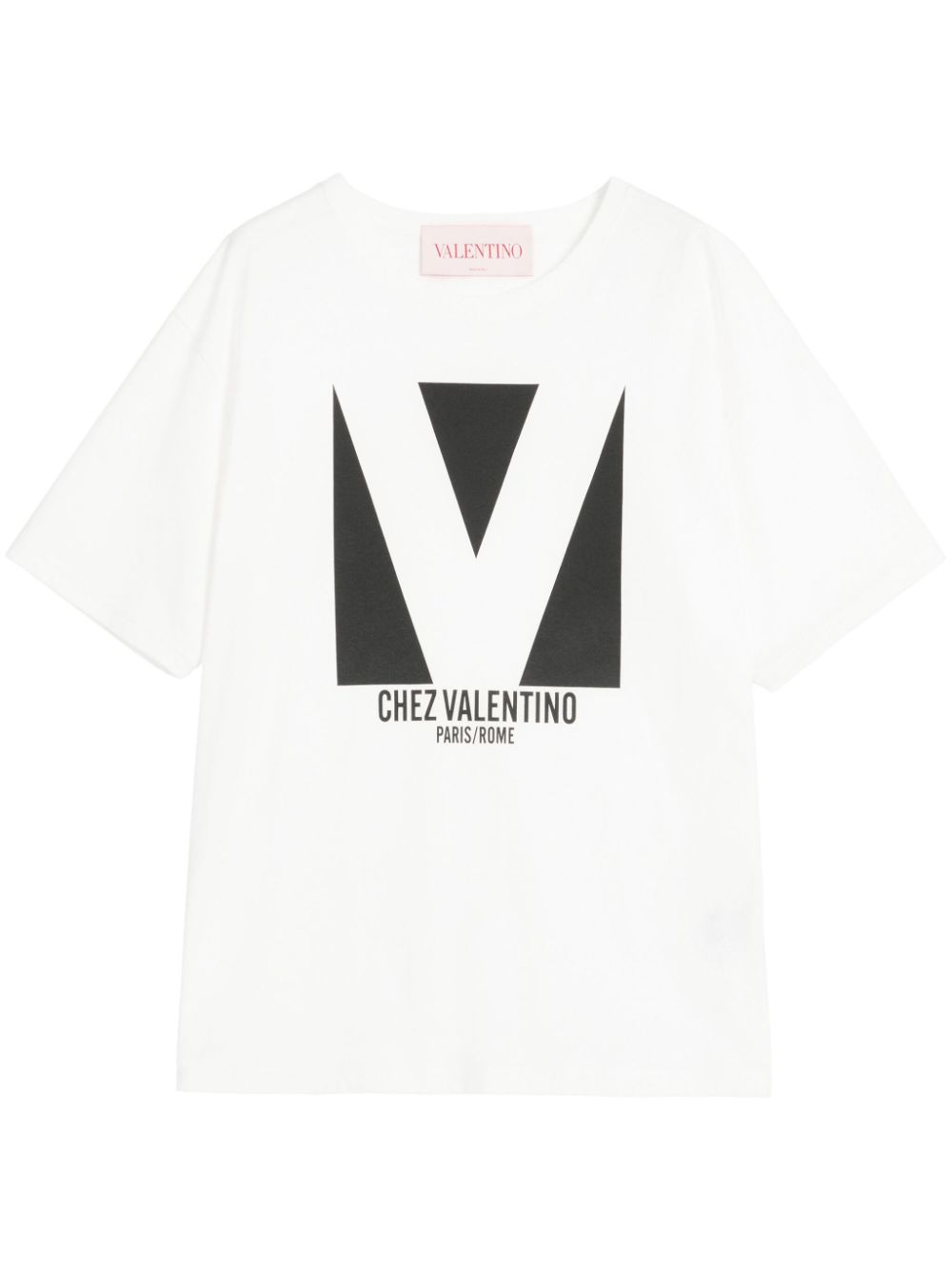 Valentino Garavani 티셔츠 위드 Chez Valentino 프린트